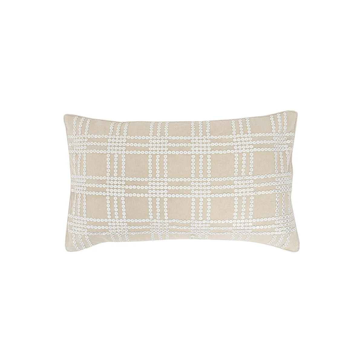 Sequin Grid Pillow