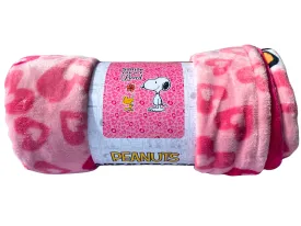 Snoopy Smile You Are Loved Plush Throw