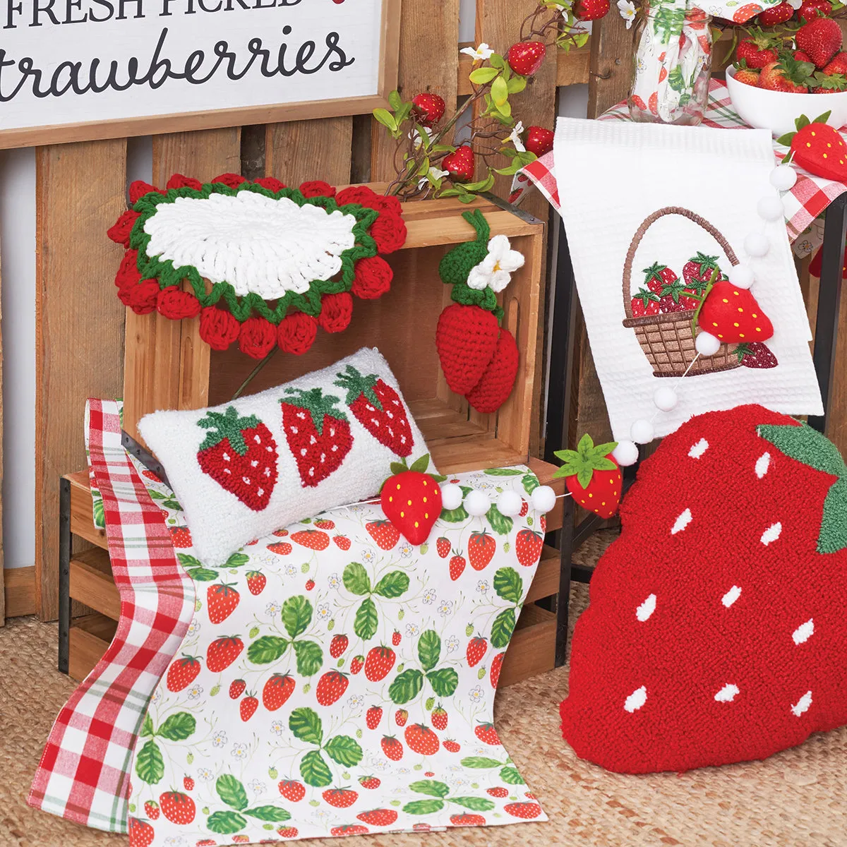 Strawberry Shaped Pillow