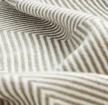 Striped Fringe Throws