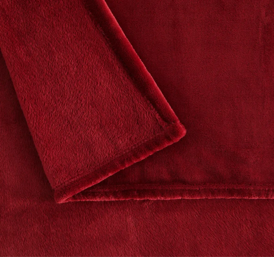 Super Soft Blanket Range Rouge