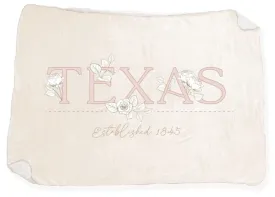 TEXAS 2024: Cream Coquette *BLANKET* (Small Business Saturday- 50% OFF DISCOUNT AUTOMATICALLY APPLIED AT CHECKOUT)