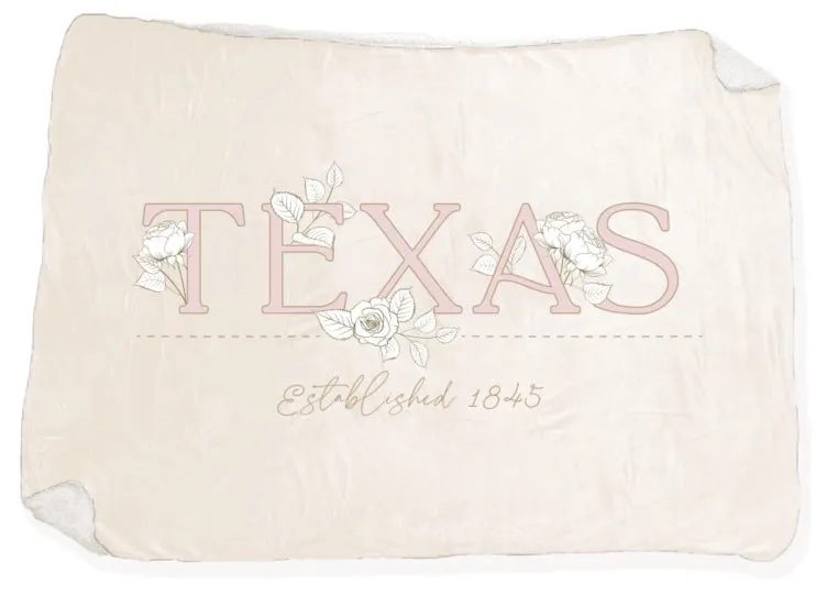 TEXAS 2024: Cream Coquette *BLANKET* (Small Business Saturday- 50% OFF DISCOUNT AUTOMATICALLY APPLIED AT CHECKOUT)