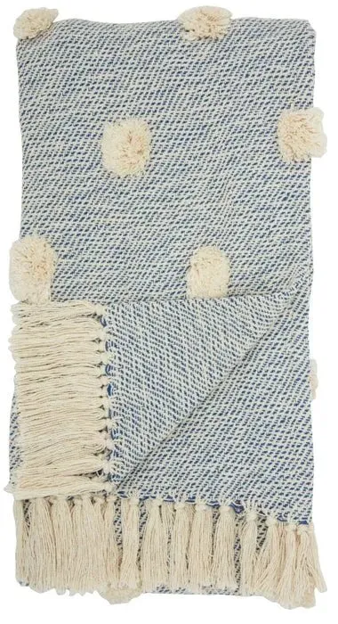 Throw SH019 Blue Throw Blanket