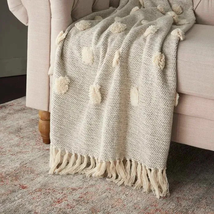 Throw SH019 Grey Throw Blanket