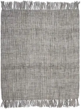 Throw T1123 Grey Throw Blanket