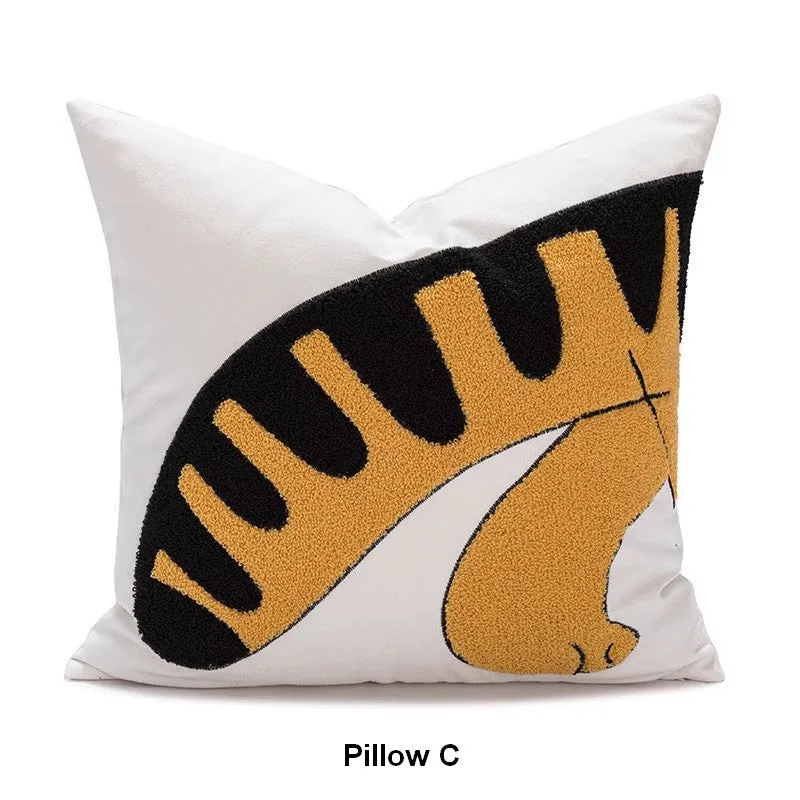 Tiger Decorative Pillows for Kids Room, Modern Pillow Covers, Modern Decorative Sofa Pillows, Decorative Throw Pillows for Couch